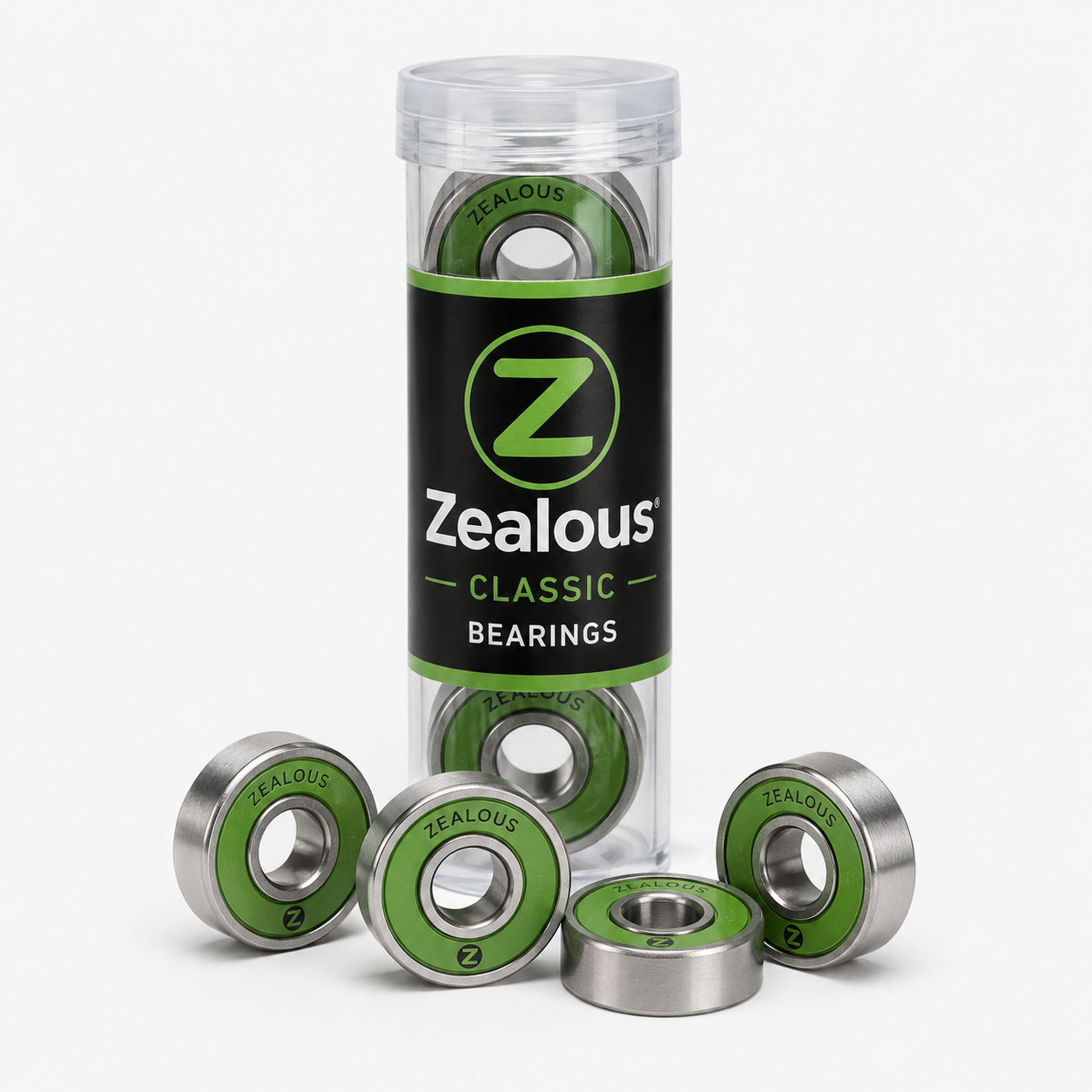 Zealous Bearings - Built in spacers